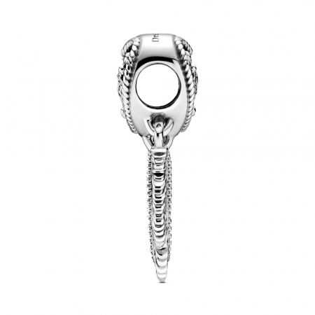 Talisman Argint 925, Charm compatibil Pandora – Heart dream catcher, Bijuterii Nadiela [2]
