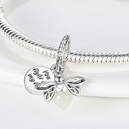 Talisman Argint 925, Charm compatibil Pandora – Imi luminezi viata, Bijuterii Nadiela [1]