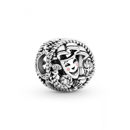 Talismane cu teme - Talisman Argint 925, Charm compatibil Pandora – Artistic masc, Bijuterii Nadiela