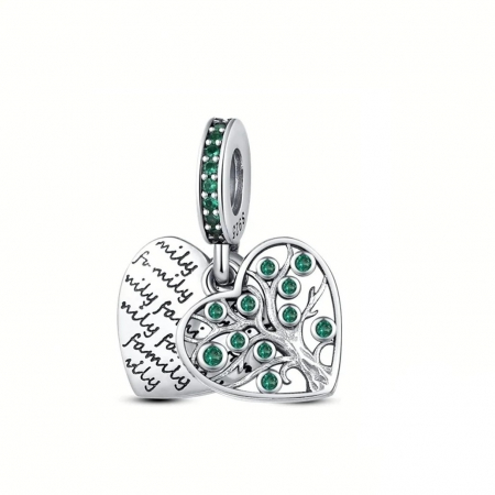 Talismane cu mesaje - Talisman Argint 925, Charm compatibil Pandora – Tree of Life, Bijuterii Nadiela