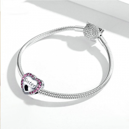 Talisman Argint 925, Charm compatibil Pandora – Dragoste de sora, Bijuterii Nadiela [1]