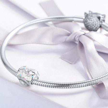 Talisman Argint 925, Charm compatibil Pandora – Fetita lui tata, Bijuterii Nadiela [2]