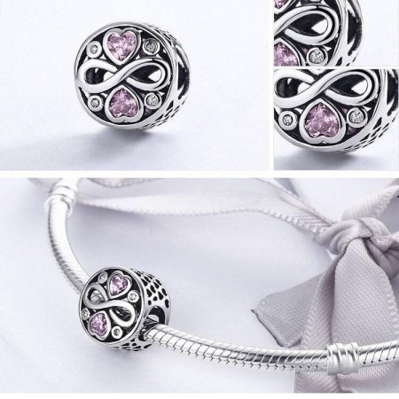 Talisman Argint 925, Charm compatibil Pandora – Infinite Love, Bijuterii Nadiela [2]