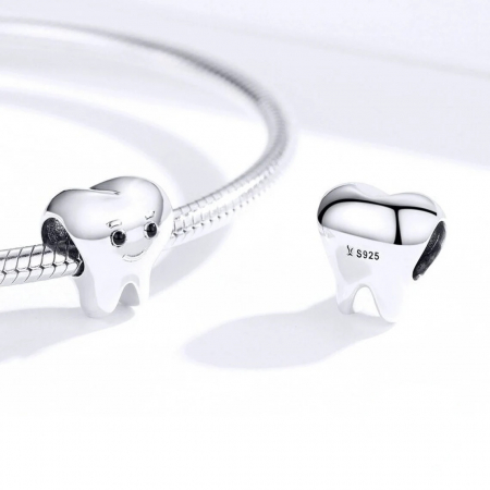 Talisman Argint 925, Charm compatibil Pandora – Micul dintisor, Bijuterii Nadiela [2]
