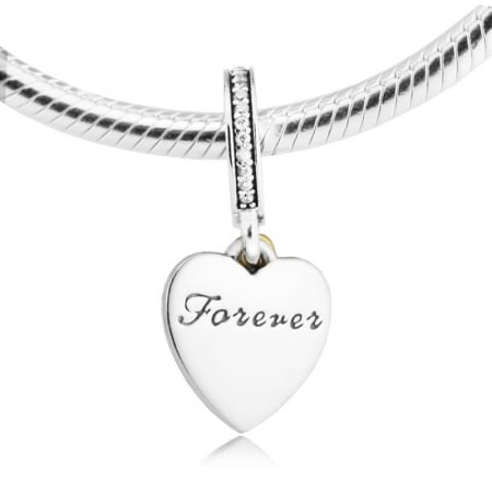 Talisman Argint 925, Charm compatibil Pandora – Te iubesc pentru totdeauna, Bijuterii Nadiela [4]