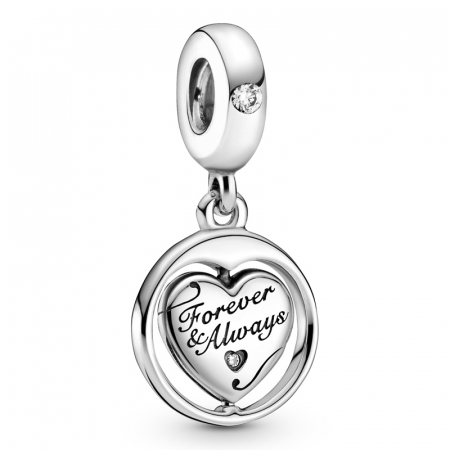 Talismane - Talisman Argint 925, Charm compatibil Pandora – Forever and Always, Bijuterii Nadiela