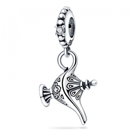 Talismane cu teme - Talisman Argint 925, Charm compatibil Pandora – Lampa lui Aladin, Bijuterii Nadiela