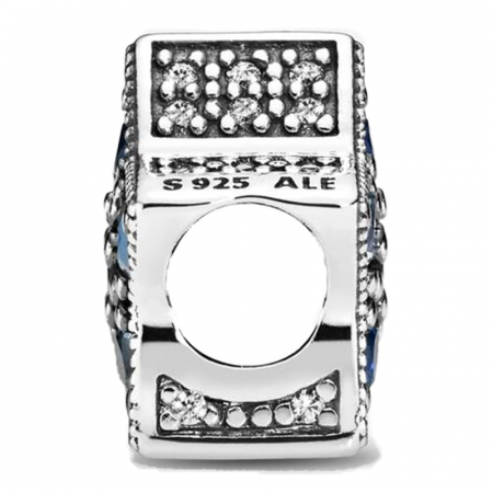 Talisman Argint 925, Charm compatibil Pandora – Little Blue Star, Bijuterii Nadiela [3]