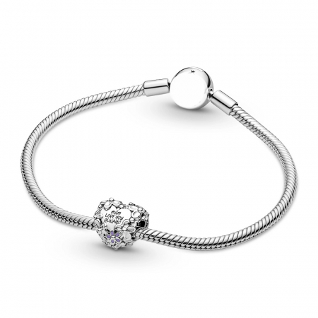 Talisman Argint 925, Charm compatibil Pandora – Mom Love you Always, Bijuterii Nadiela [1]