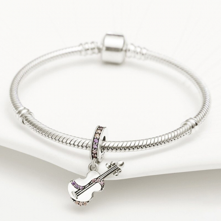 Talisman Argint 925, Charm compatibil Pandora – Sing a song, Bijuterii Nadiela [2]