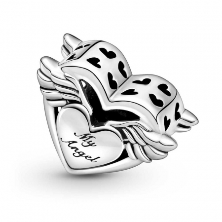 Talisman Argint 925, Charm compatibil Pandora – Mom is my Angel, Bijuterii Nadiela [3]
