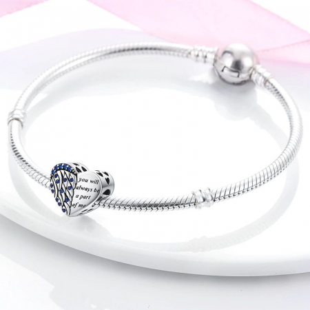Talisman Argint 925, Charm compatibil Pandora – Part of me, Bijuterii Nadiela [2]