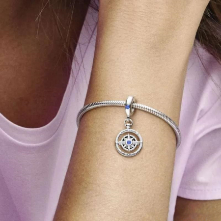 Talisman Argint 925, Charm compatibil Pandora – Always Follow Your Dreams, Bijuterii Nadiela [3]