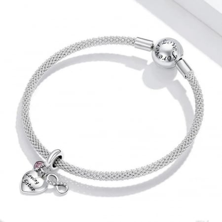 Talisman Argint 925, Charm compatibil Pandora – Sora Iubitoare, Bijuterii Nadiela [2]