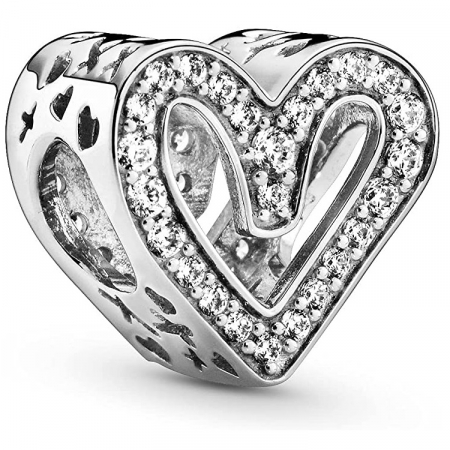 Talisman Argint 925, Charm compatibil Pandora – Sweet heart for you, Bijuterii Nadiela [2]