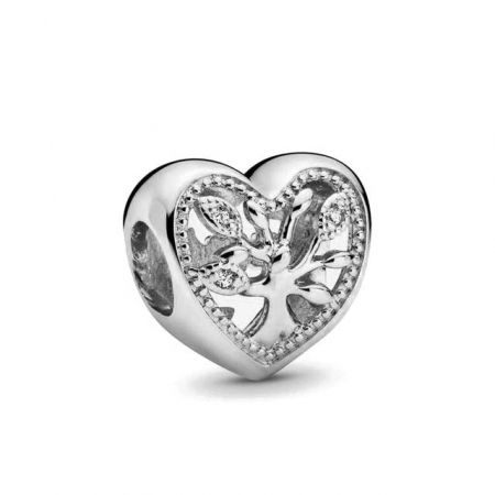Talismane - Talisman Argint 925, Charm compatibil Pandora – Tree of love, Bijuterii Nadiela