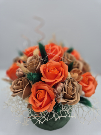 HAND-MADE - Aranjament Green Roses