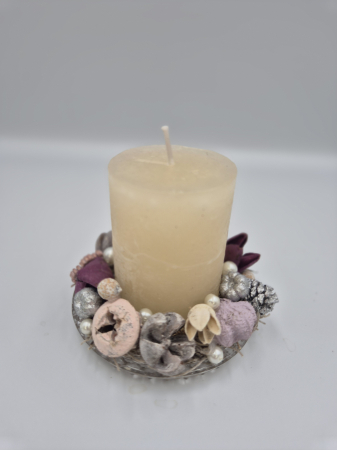 DECORAȚIUNI CRĂCIUN - Aranjament masa lumânare