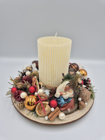 DECORAȚIUNI CRĂCIUN - Aranjament Nașterea Domnului