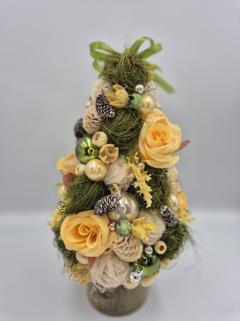 DECORAȚIUNI CRĂCIUN - Brăduț Yellow Flower