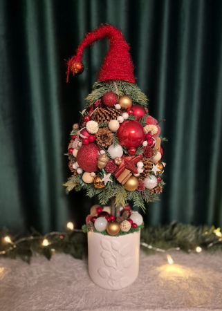 DECORAȚIUNI CRĂCIUN - Brăduț Luxury Red