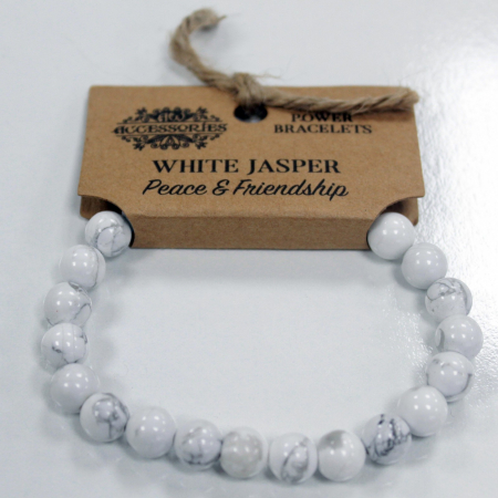 BRĂȚĂRI - Brățară energetică White Jasper