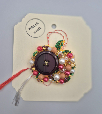 MĂRȚIȘOARE - BROȘĂ MĂRȚIȘOR MĂR GALBEN