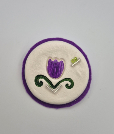 MĂRȚIȘOARE - MĂRȚIȘOR BROȘĂ LUT LALEA MOV