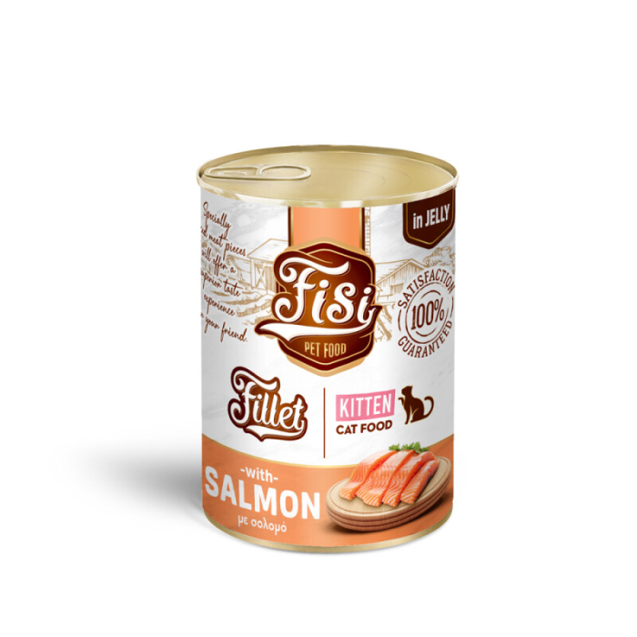 Fisi Fillet Kitten – Somon în jeleu (400 g) [2]
