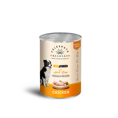 PRODUSE - CELEBRATE Freshness Dog Adult cu Pui in Jeleu 400g