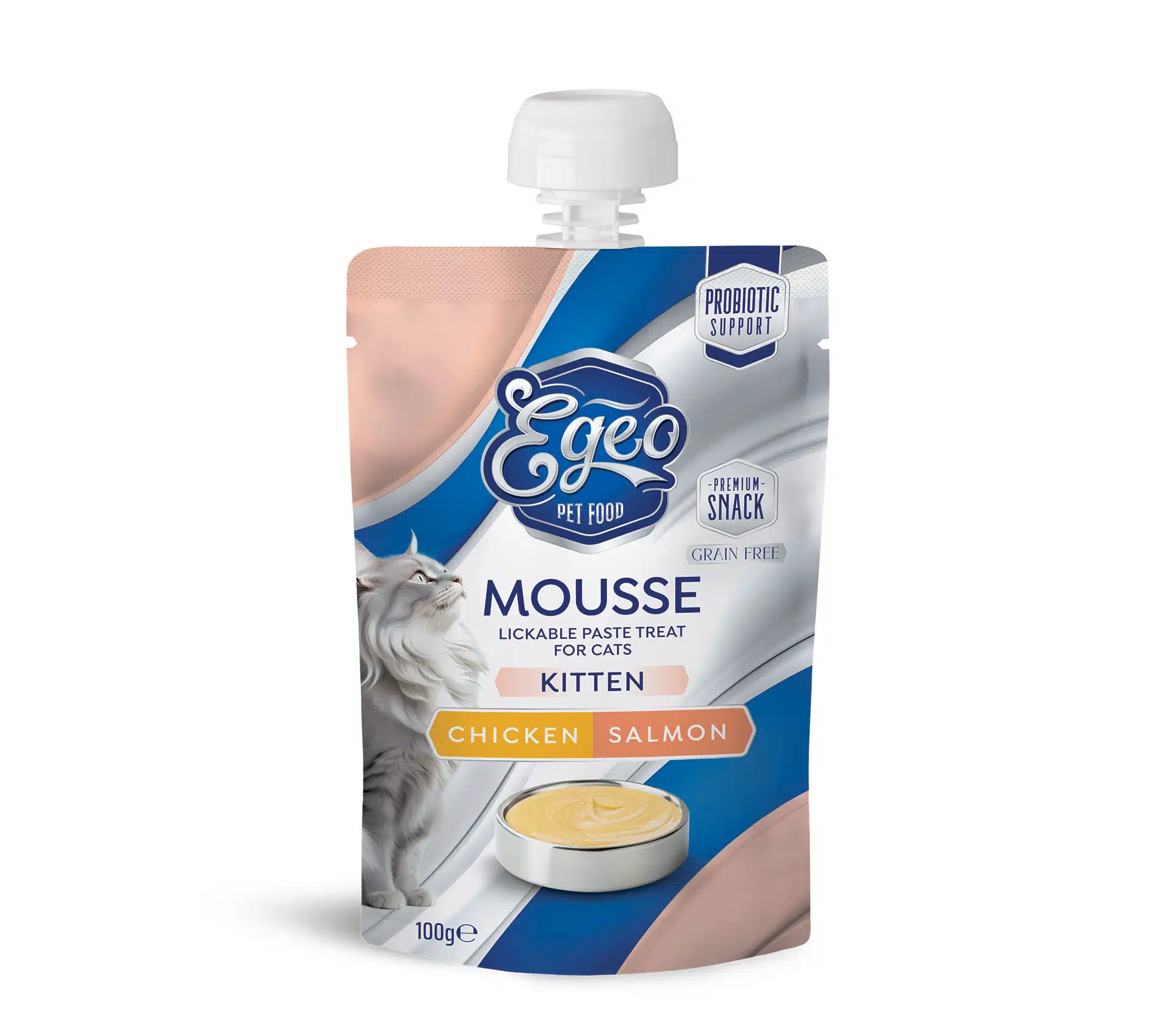 Suplimente - Chicken & Salmon Mousse (KITTEN) 100 gr