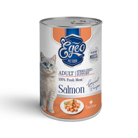 PRODUSE - EGEO ADULT CAT SALMON MOUSSE 375gr