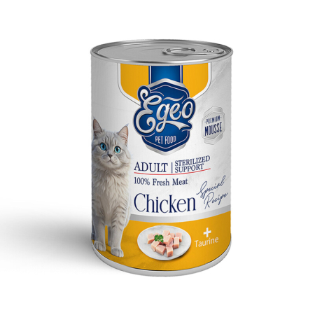 PRODUSE - EGEO Cat Adult Chicken Mousse 375g