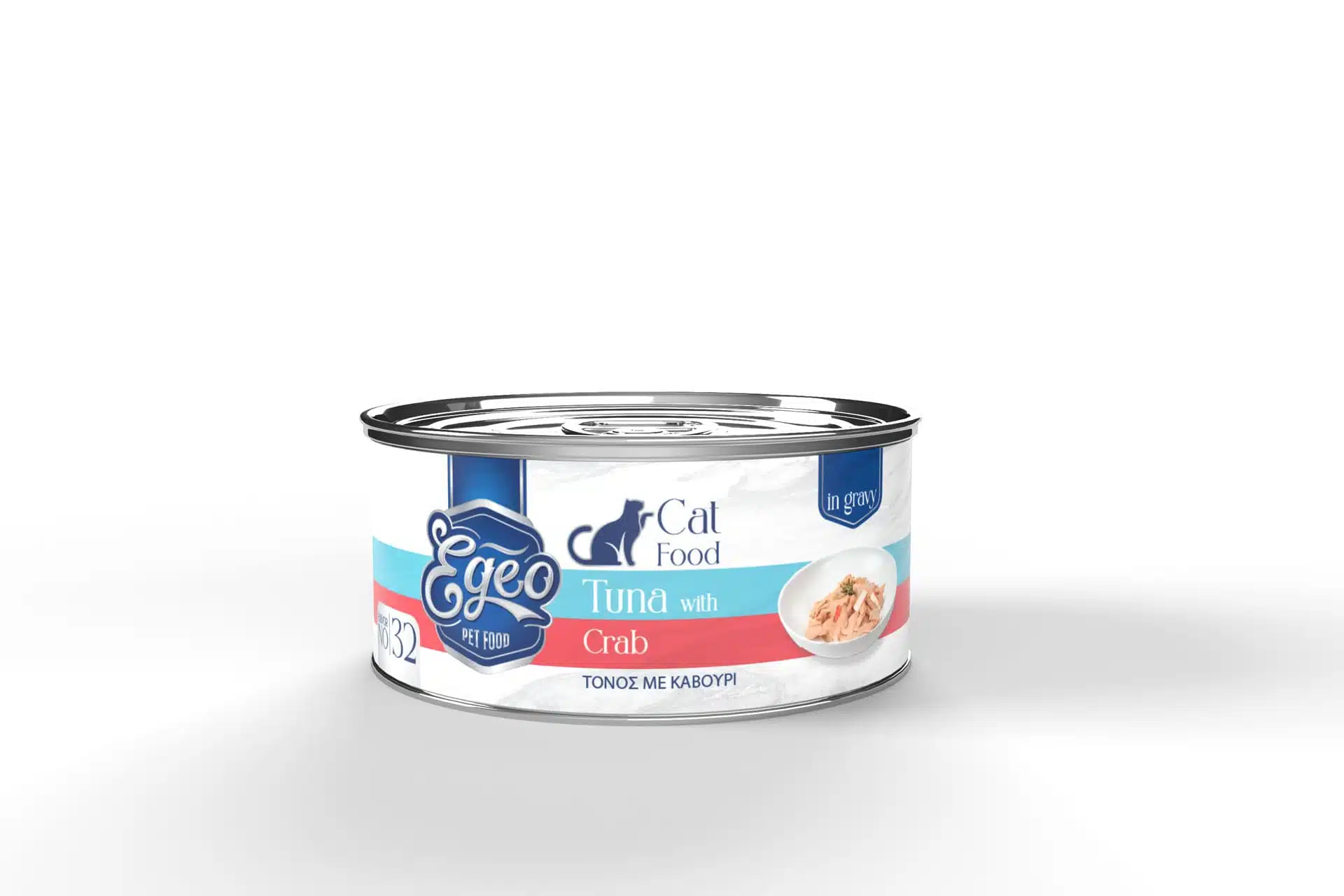 Hrana umeda - EGEO CATADULT TUNA WHOLE LOIN WITH CRAB AND RICE IN GRAVY 70GR