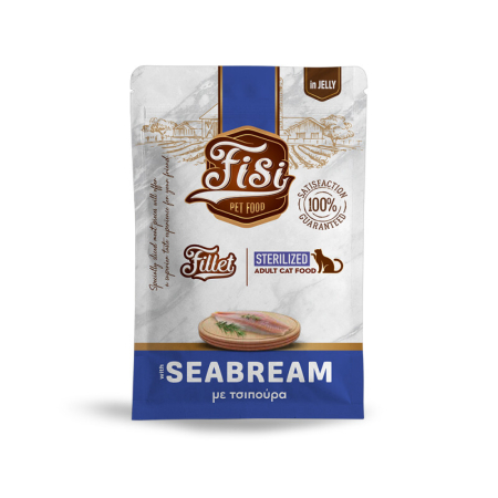 Recompense și snackuri - File cu dorada in Jeleu pentru Pisici Sterilizate  85g