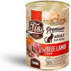 PRODUSE - FISI CATADULT BEEF LAMB & CARROT CHUNK 400gr