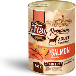 Hrana umeda - FISI DOG ADULT SALMON & PUMPKIN PATE 400gr