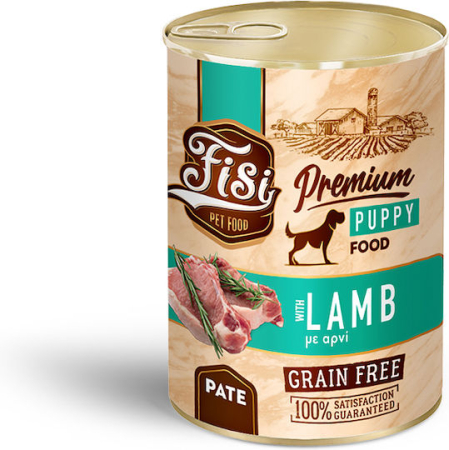Caini - FISI Dog Puppy Lamb Pate 400gr