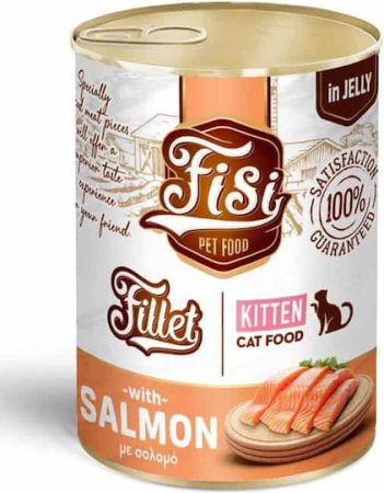 PRODUSE - Fisi Fillet Kitten – Somon în jeleu (400 g)