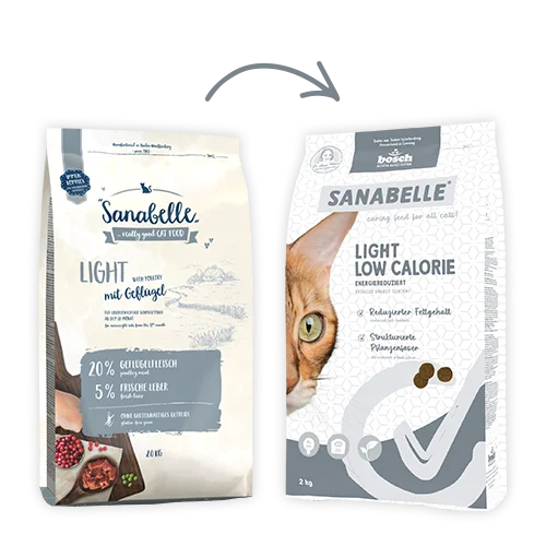 Hrana uscata - Hrana uscata pentru pisici Sanabelle Light