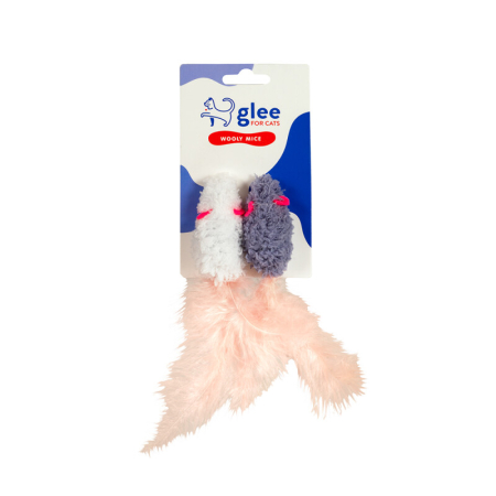 Pisici - Jucărie pentru pisici, Wooly Mice Twins