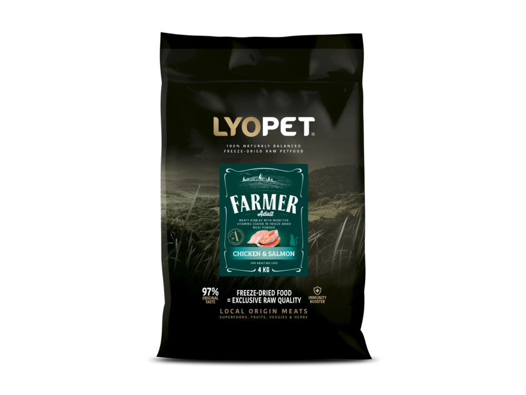 Hrana uscata - LYOPET Farmer cu pui si somon 1,5 kg
