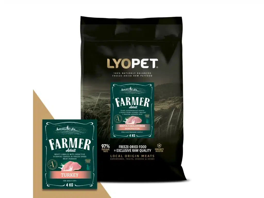 Hrana uscata - LYOPET Farmer Curcan – Pisici Sterilizate 4kg