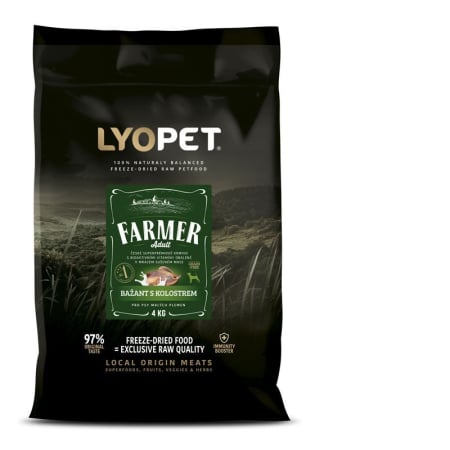 LYOPET - LYOPET Farmer Dog Adult Mini Fazan și Rață