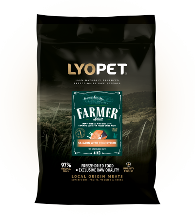 PRODUSE - LYOPET Farmer Somon fără Cereale – Pisici Sterilizate 4 kg