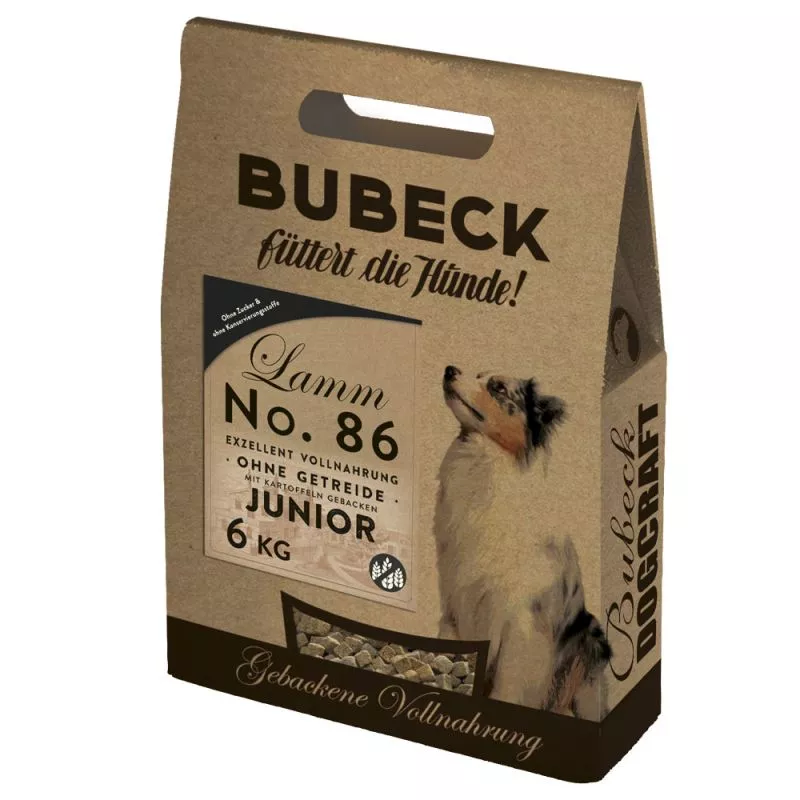 BUBECK - Oven Baked Dog Food Junior cu Miel