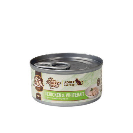 Recompense și snackuri - Pure Meat Cat Adult cu Pui & Hamsii 80gr