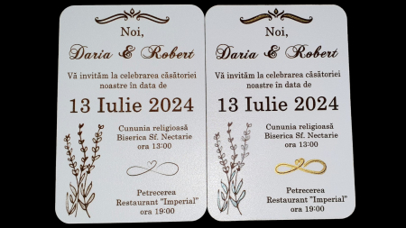 Nuntă - Invitație nuntă - Classic Lavanda