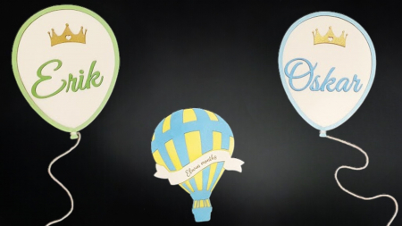 Aniversări - Milestones Hot Air Ballon