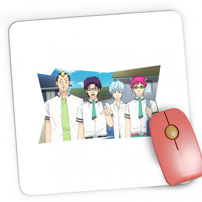 Mousepad Gaming Saiki K Team Anime Manga, 21x19 cm [2]